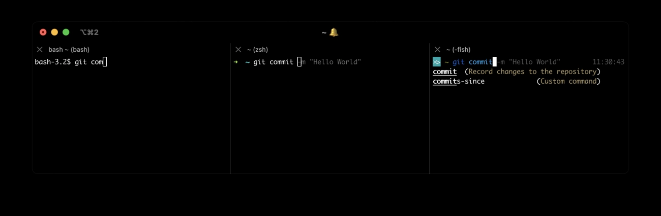 Switching to Zsh and Fish Shell Features